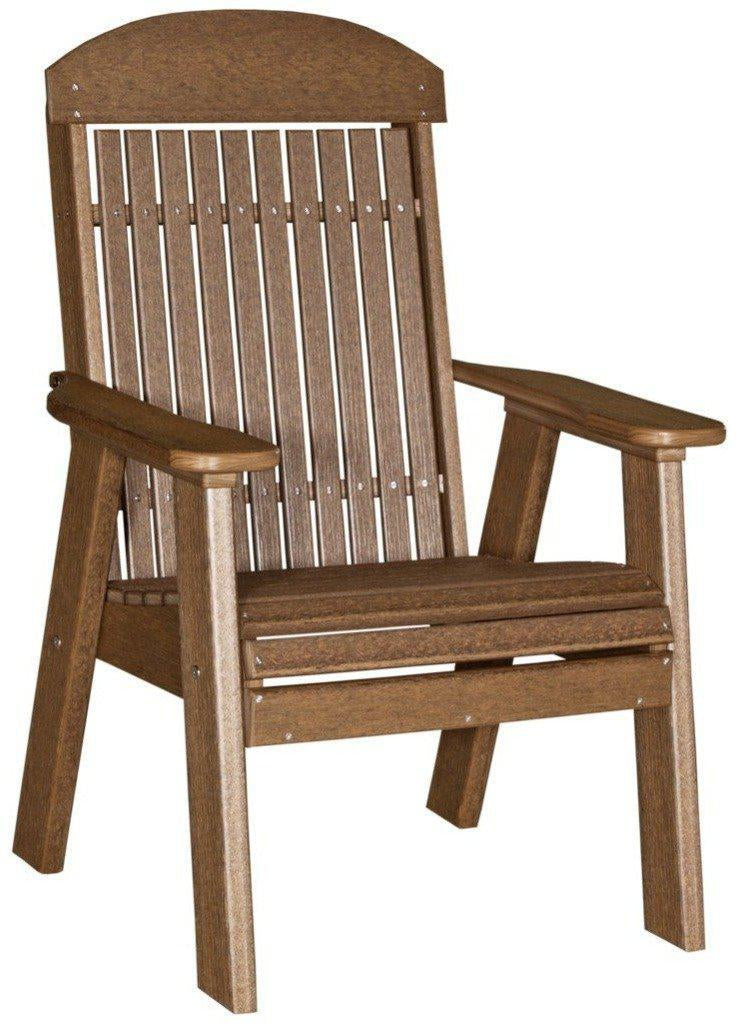 LuxCraft Classic Highback Recycled Plastic 2ft Chair - Rocking Furniture