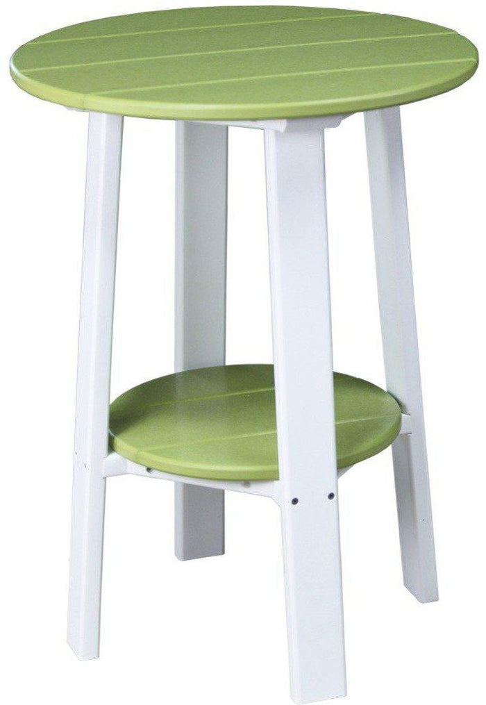 LuxCraft Recycled Plastic 28" Counter Height End Table - Rocking Furniture