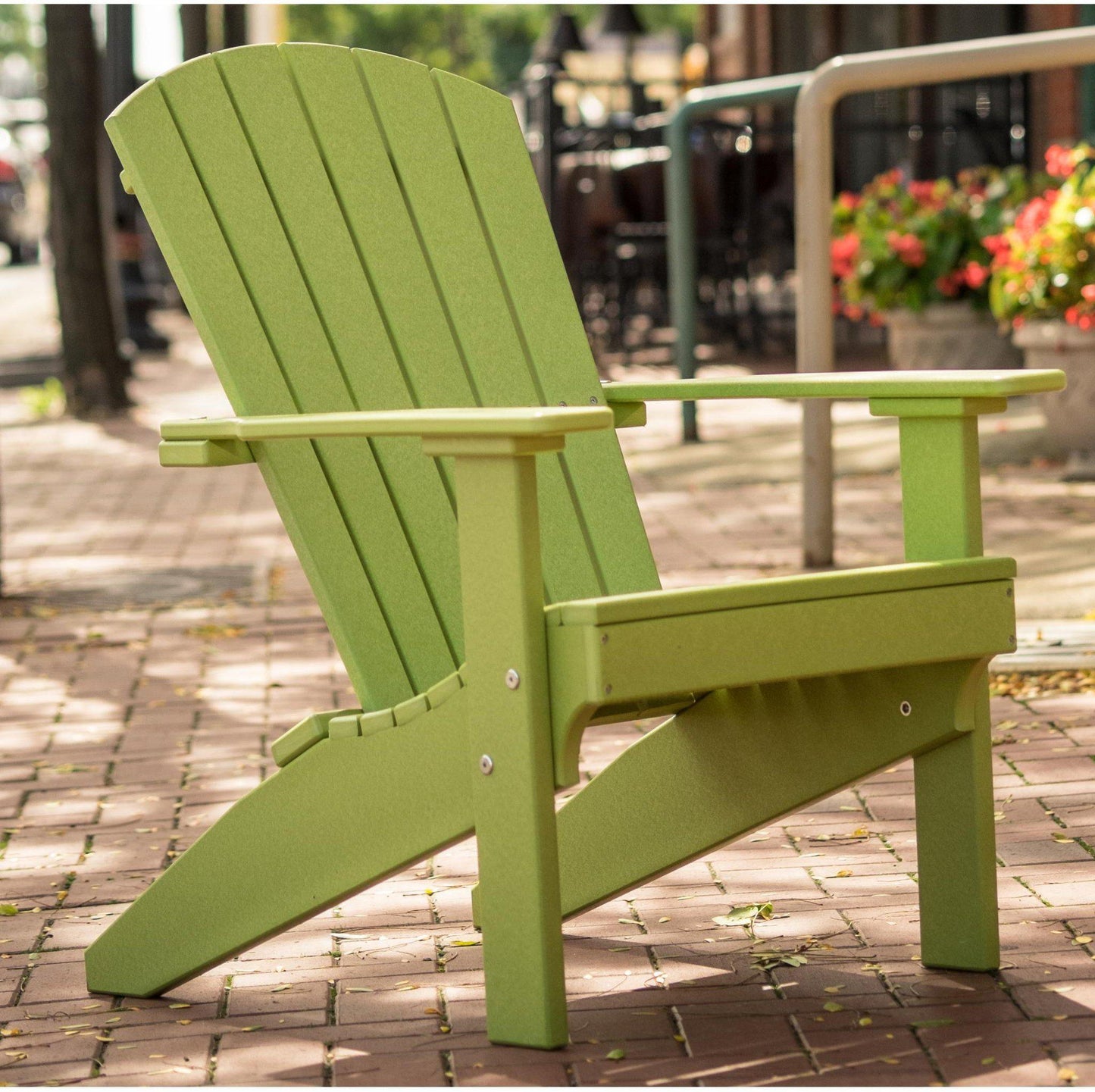 LuxCraft Recycled Plastic Compact Portable Adirondack Chair  - LEAD TIME TO SHIP 10 to 12 BUSINESS DAYS