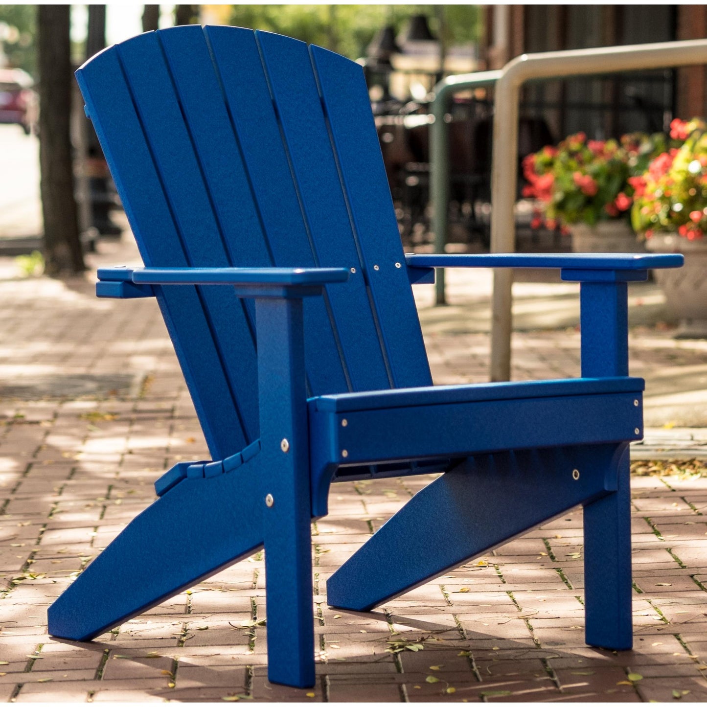 LuxCraft Recycled Plastic Compact Portable Adirondack Chair  - LEAD TIME TO SHIP 10 to 12 BUSINESS DAYS
