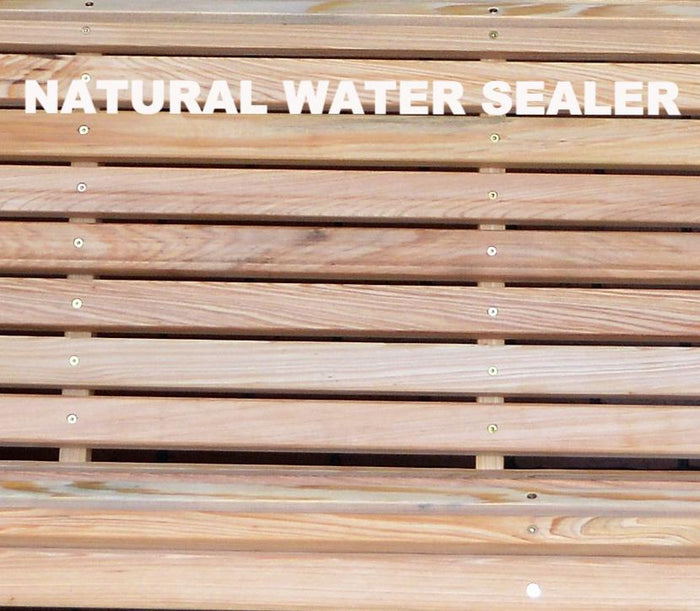 la cypress natural water sealer swatch