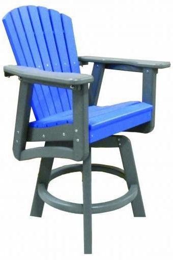Perfect Choice Outdoor Furniture Swivel Counter Height Chair - Rocking Furniture
