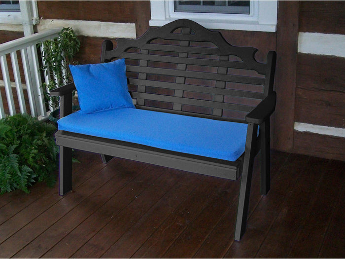 Outdoor Bench - A&L Furniture Company Recycled Plastic 4'  Marlboro Garden Bench