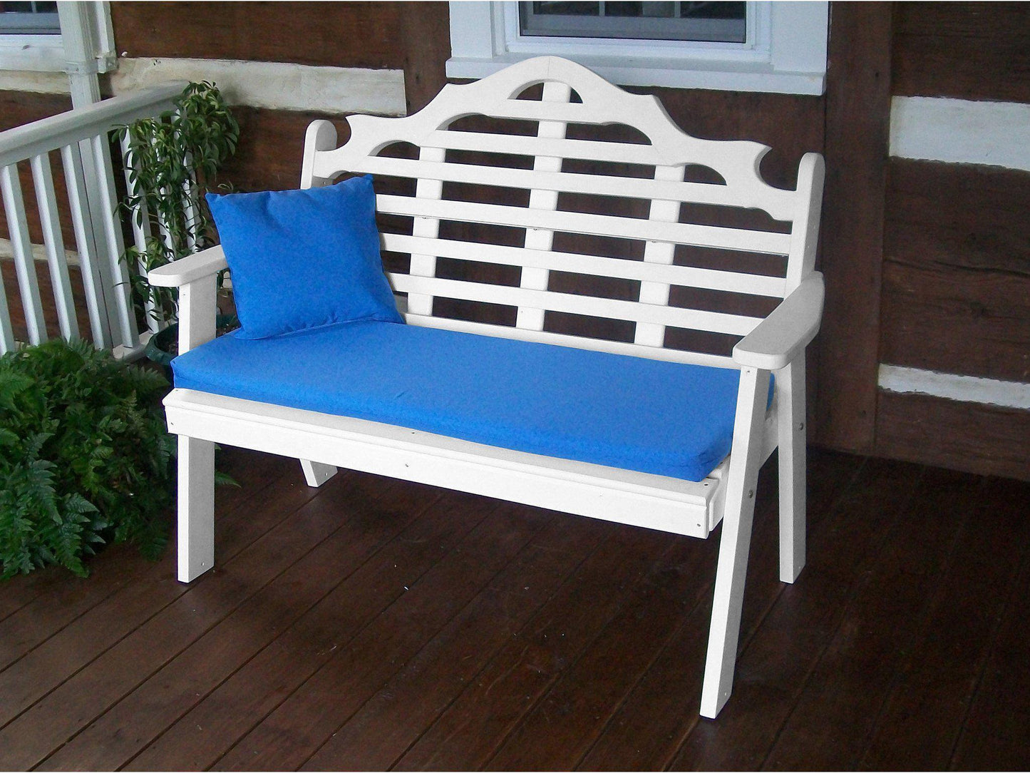 Outdoor Bench - A&L Furniture Company Recycled Plastic 4'  Marlboro Garden Bench