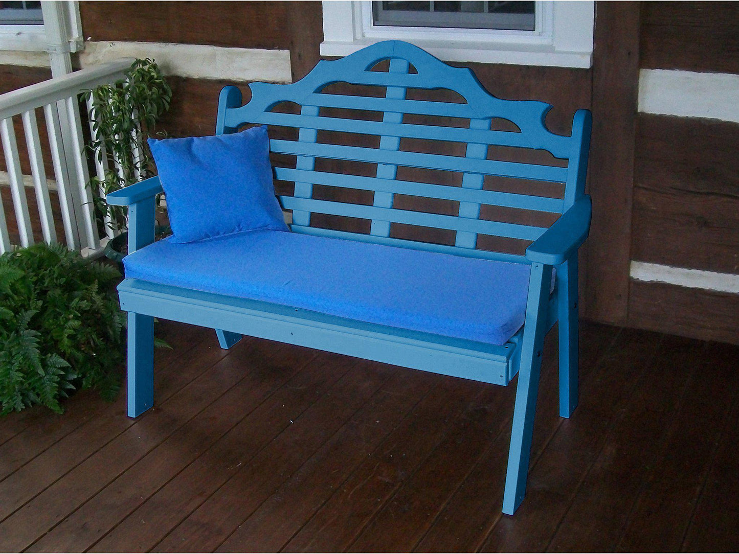 Outdoor Bench - A&L Furniture Company Recycled Plastic 4'  Marlboro Garden Bench