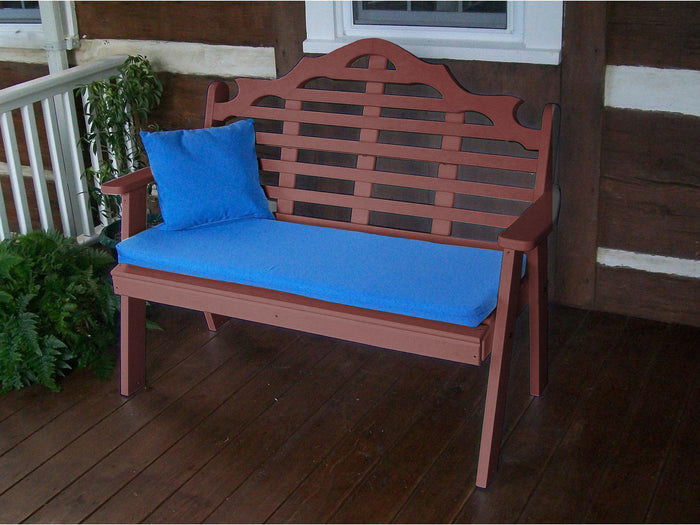 Outdoor Bench - A&L Furniture Company Recycled Plastic 4'  Marlboro Garden Bench