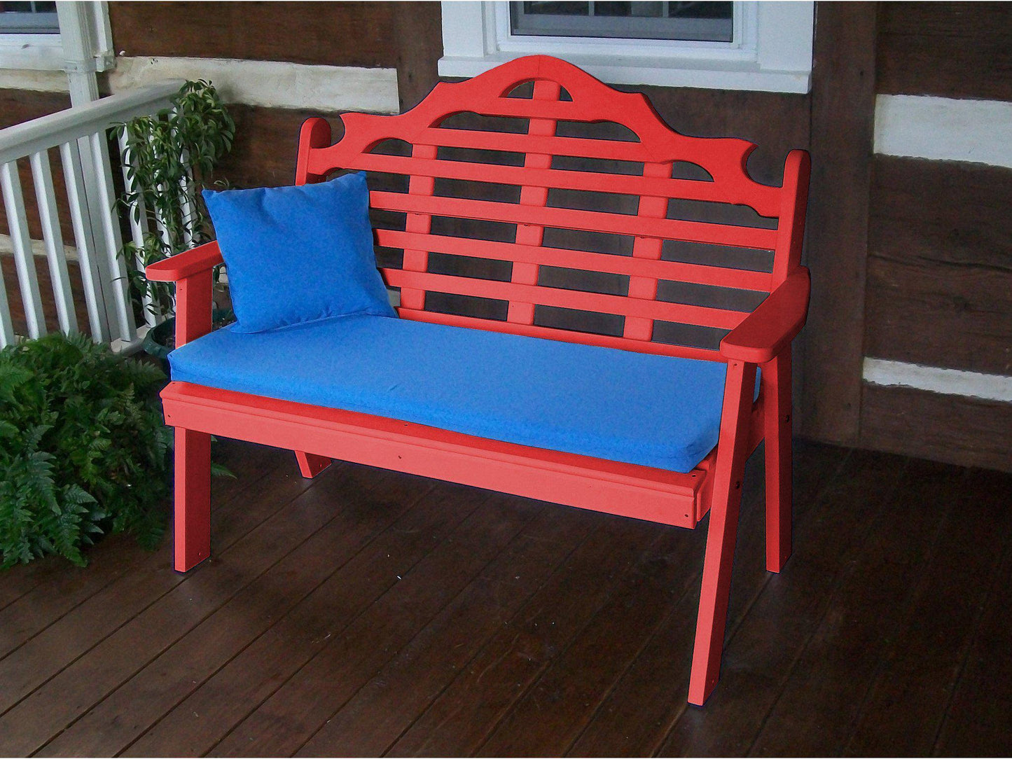 Outdoor Bench - A&L Furniture Company Recycled Plastic 4'  Marlboro Garden Bench