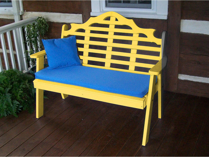 Outdoor Bench - A&L Furniture Company Recycled Plastic 4'  Marlboro Garden Bench