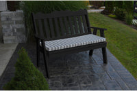 Outdoor Bench - A&L Furniture Company Recycled Plastic 4' Royal English Garden Bench