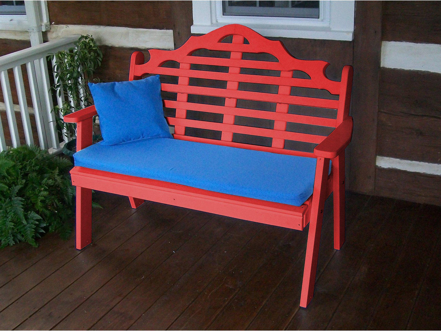 Outdoor Bench - A&L Furniture Company Recycled Plastic 5'  Marlboro Garden Bench