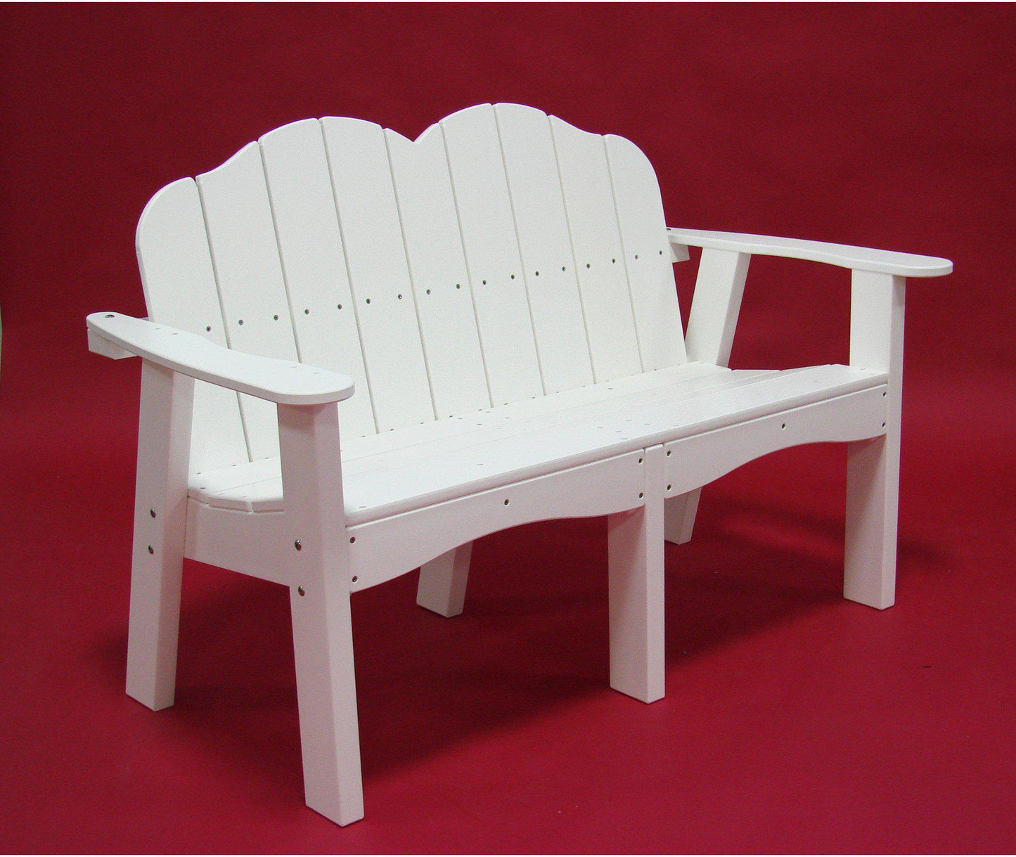 Tailwind Furniture Recycled Plastic 53" Traditional Bench - TB 485 - Rocking Furniture