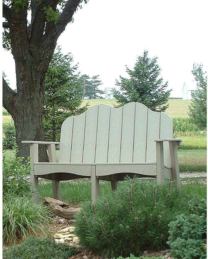 Tailwind Furniture Recycled Plastic 53" Traditional Bench - TB 485 - Rocking Furniture