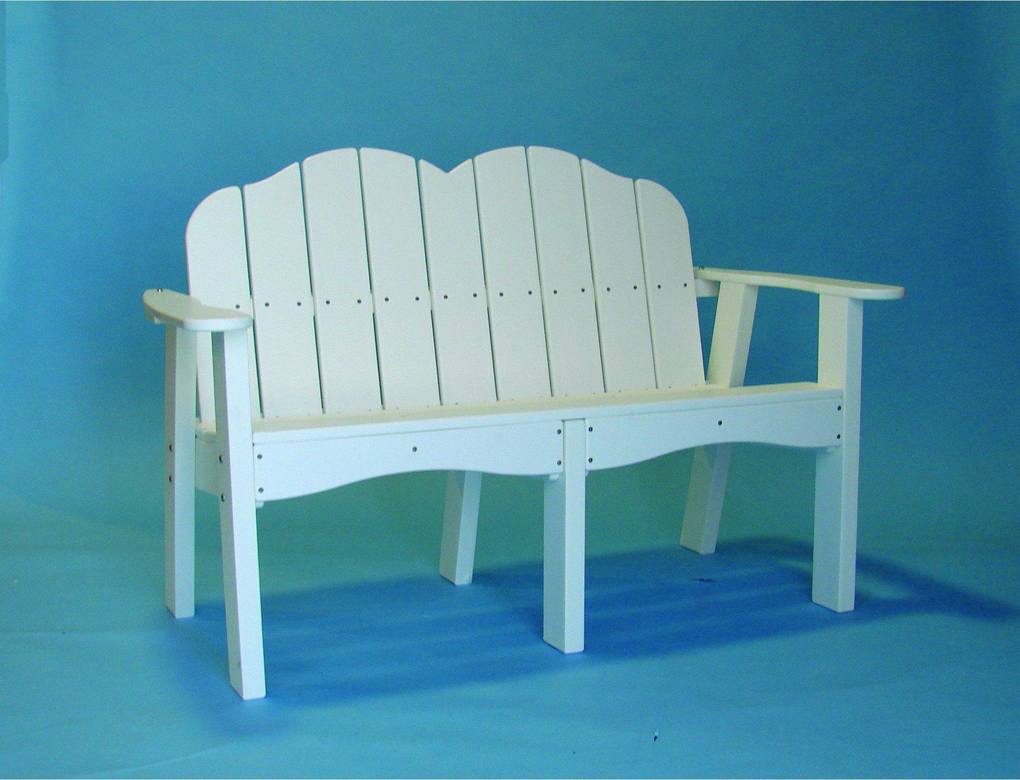 Tailwind Furniture Recycled Plastic 53" Traditional Bench - TB 485 - Rocking Furniture
