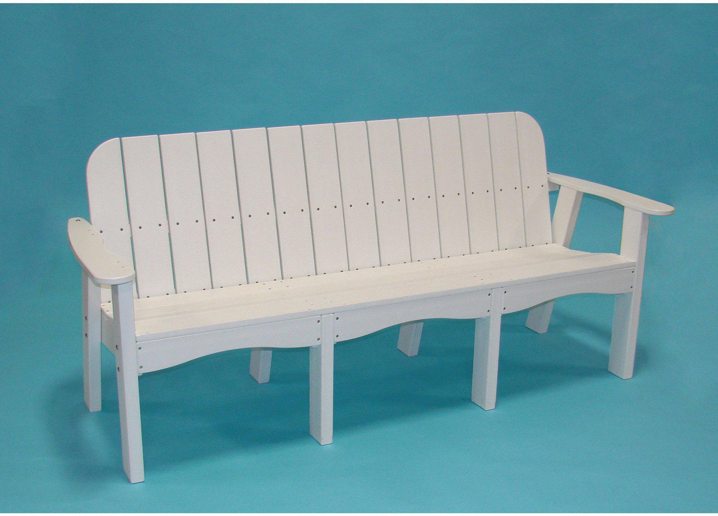 Tailwind Furniture Recycled Plastic 76" Victorian Bench - VB 720 - Rocking Furniture