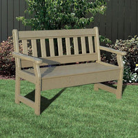 Wildridge Recycled Plastic Heritage 52.5" Garden Bench - Rocking Furniture