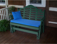 Outdoor Glider - A&L Furniture Company Marlboro Recycled Plastic 5ft Glider Chair