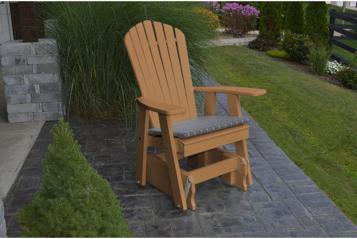 Recycled plastic online adirondack glider chairs
