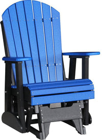 LuxCraft Recycled Plastic 2' Adirondack Glider Chair - Rocking Furniture