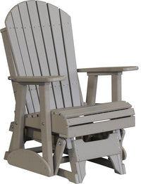 LuxCraft Recycled Plastic 2' Adirondack Glider Chair - Rocking Furniture