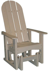 Tailwind Furniture Recycled Plastic Round Back Adirondack Glider Chair - Rocking Furniture