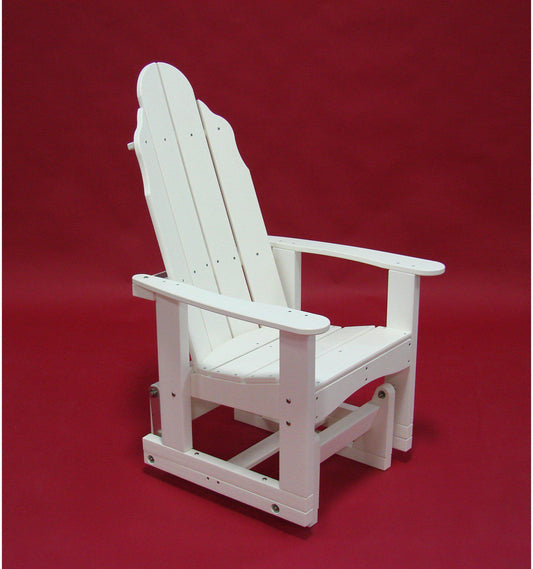 Tailwind Furniture Recycled Plastic Traditional Adirondack Glider Chair - Rocking Furniture