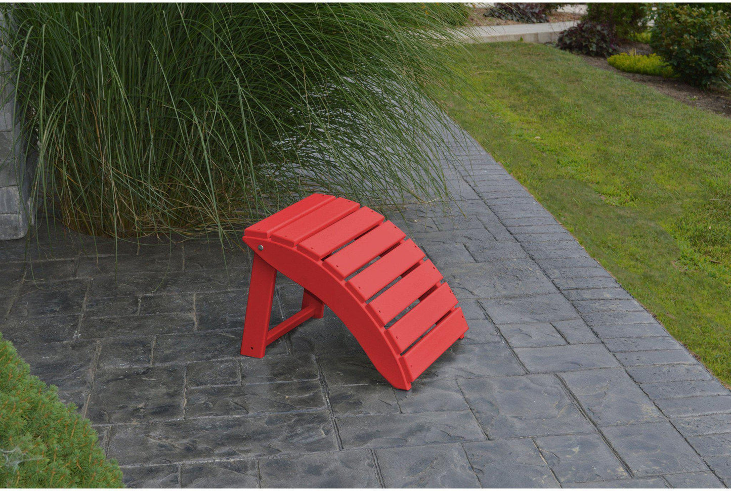 Outdoor Ottoman - A&L Furniture Company Recycled Plastic Folding Ottoman