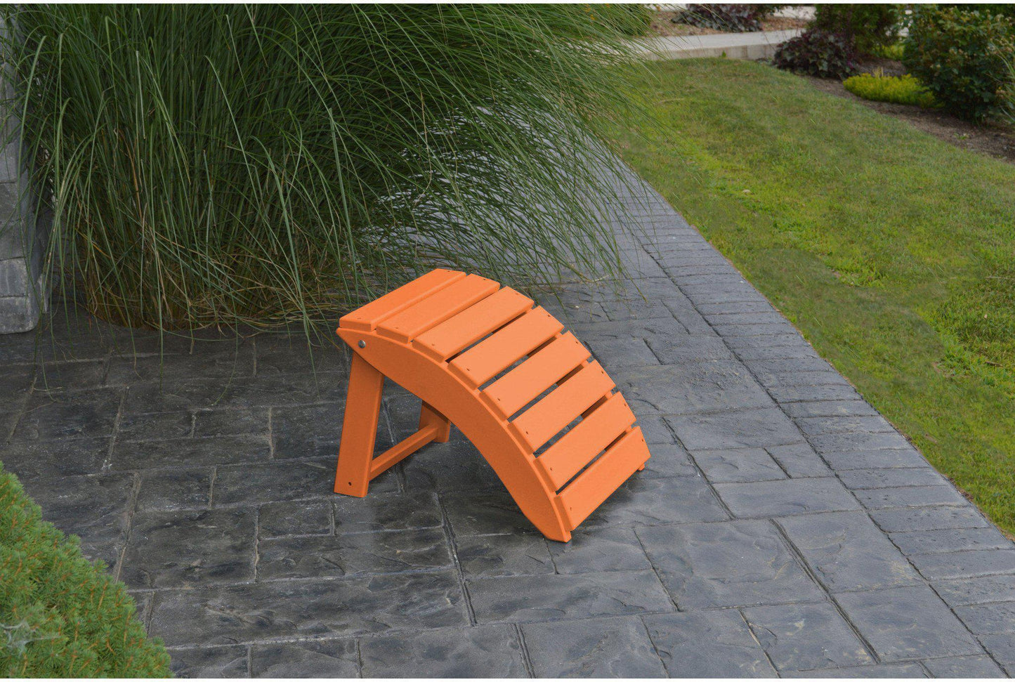 Outdoor Ottoman - A&L Furniture Company Recycled Plastic Folding Ottoman