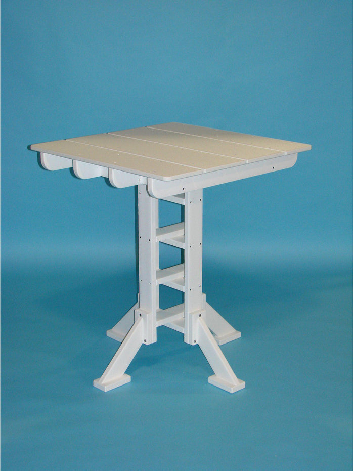 Tailwind Furniture Recycled Plastic Square Pub Table - WPUB 835 - Rocking Furniture
