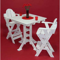 Tailwind Furniture Recycled Plastic Square Pub Table - WPUB 835 - Rocking Furniture