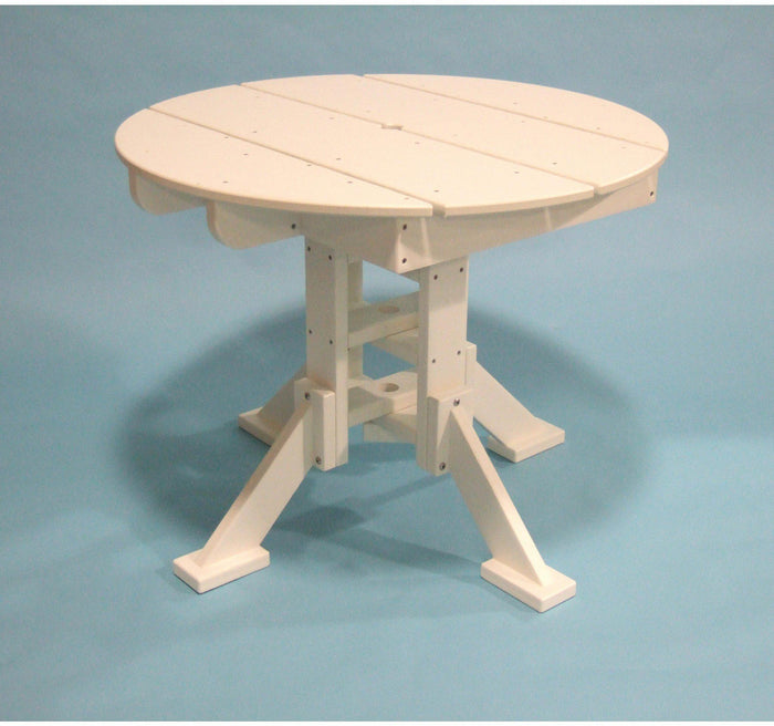 Tailwind Furniture Recycled Plastic 37.5"Round Dining Table - WDTR 310 - Rocking Furniture