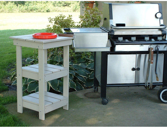 Outdoor grill side table shop