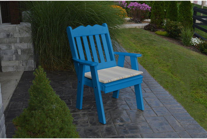 Patio Dining Chair - A&L Furniture Company Recycled Plastic Royal English Dining Chair