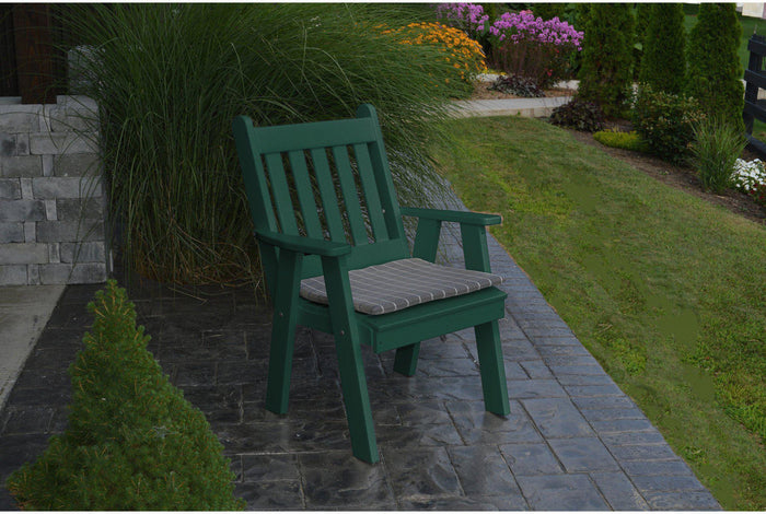 Patio Dining Chair - A&L Furniture Company Recycled Plastic Traditional English Dining Chair