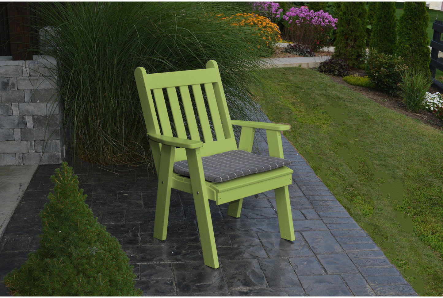 Patio Dining Chair - A&L Furniture Company Recycled Plastic Traditional English Dining Chair