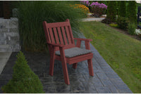 Patio Dining Chair - A&L Furniture Company Recycled Plastic Traditional English Dining Chair
