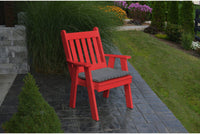 Patio Dining Chair - A&L Furniture Company Recycled Plastic Traditional English Dining Chair