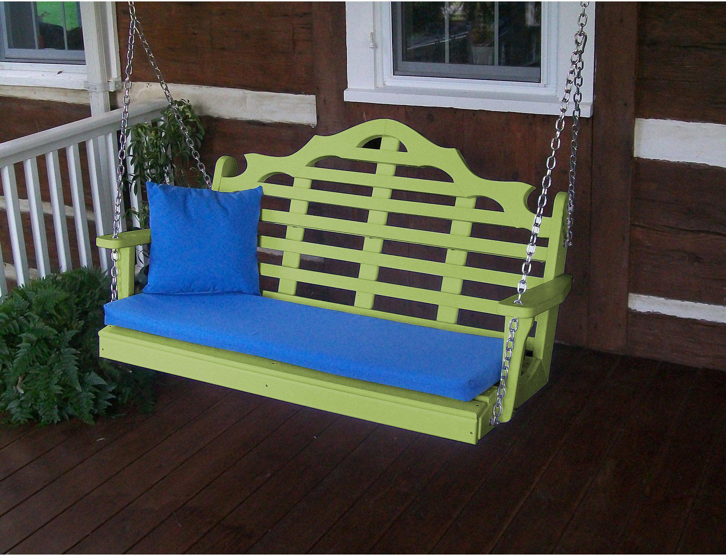 Porch Swing - A&L Furniture Company Marlboro Recycled Plastic 4ft Porch Swing
