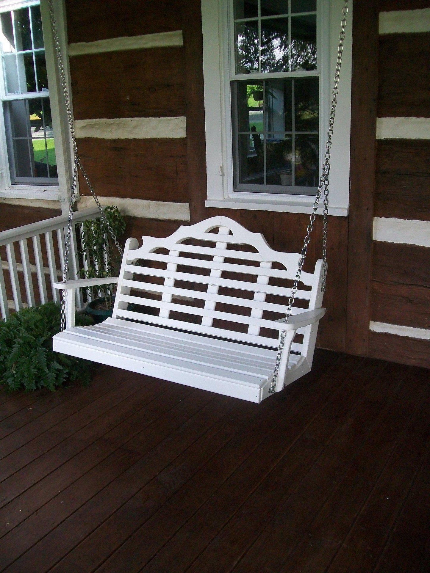 Porch Swing - A&L Furniture Company Marlboro Recycled Plastic 4ft Porch Swing