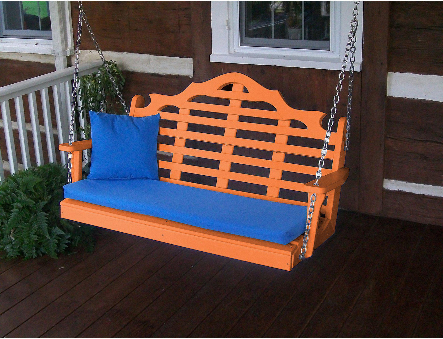Porch Swing - A&L Furniture Company Marlboro Recycled Plastic 5ft Porch Swing