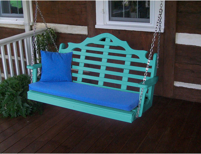 Porch Swing - A&L Furniture Company Marlboro Recycled Plastic 5ft Porch Swing