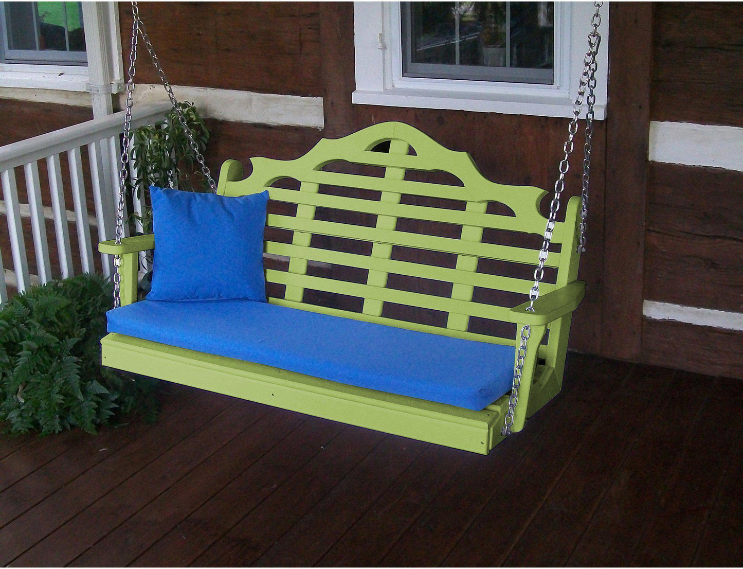 Porch Swing - A&L Furniture Company Marlboro Recycled Plastic 5ft Porch Swing