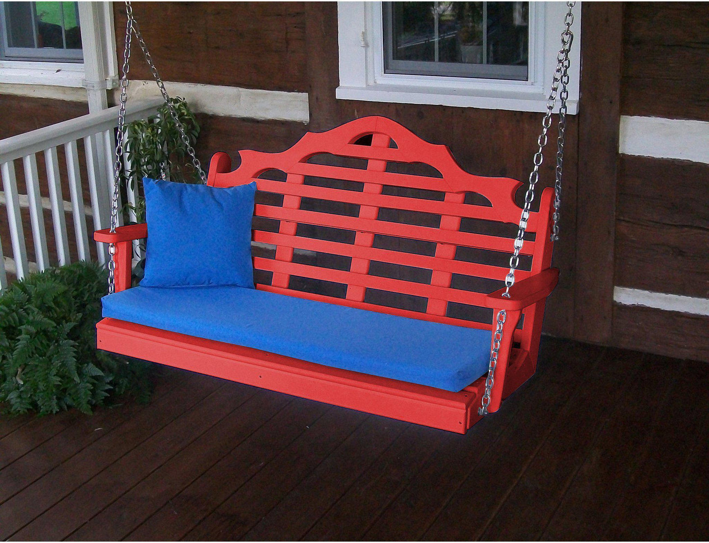 Porch Swing - A&L Furniture Company Marlboro Recycled Plastic 5ft Porch Swing