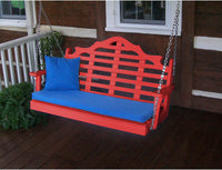 Porch Swing - A&L Furniture Company Marlboro Recycled Plastic 5ft Porch Swing