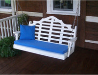 Porch Swing - A&L Furniture Company Marlboro Recycled Plastic 5ft Porch Swing