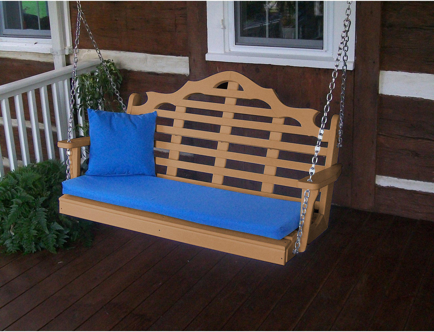 Porch Swing - A&L Furniture Company Marlboro Recycled Plastic 5ft Porch Swing