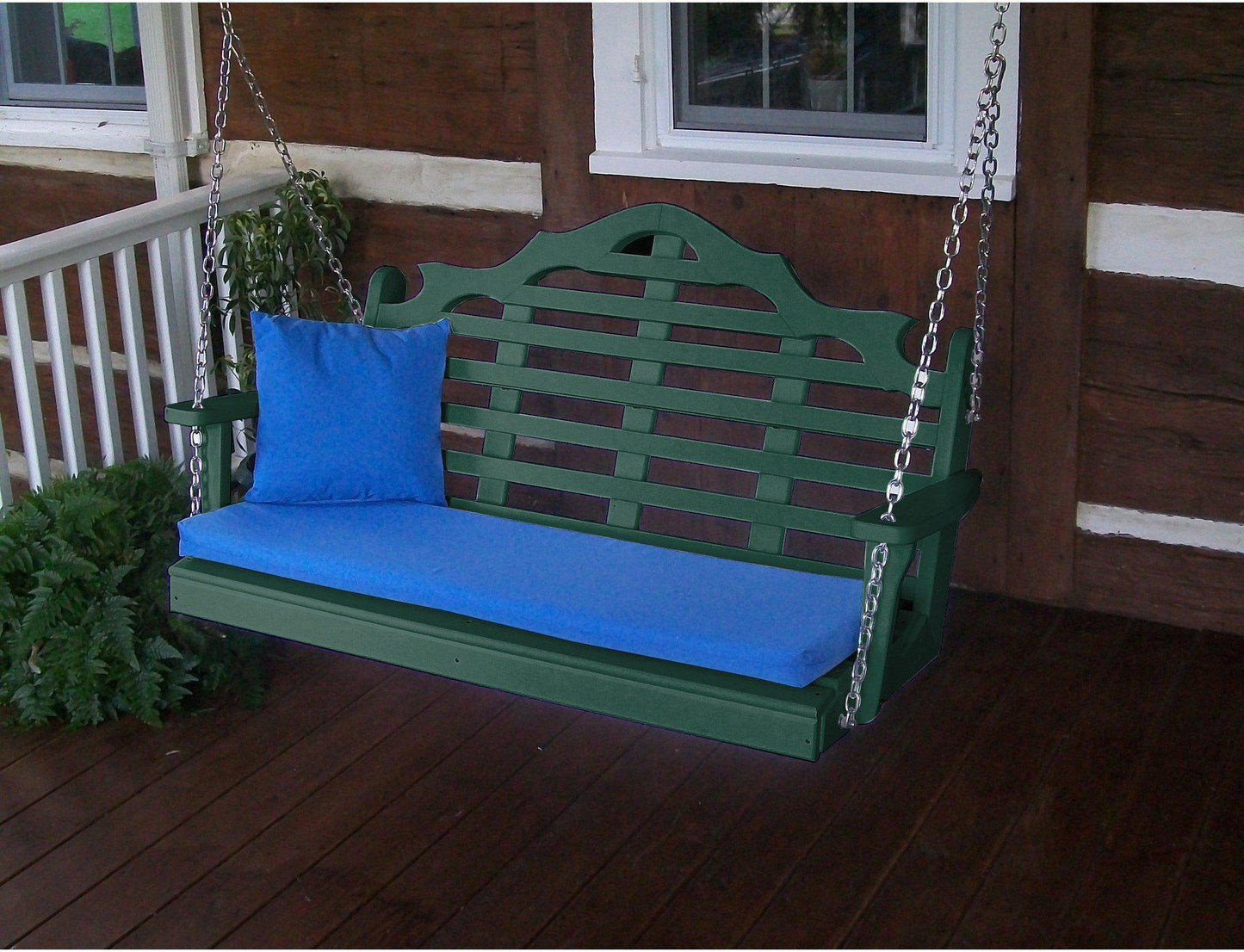 Porch Swing - A&L Furniture Company Marlboro Recycled Plastic 5ft Porch Swing