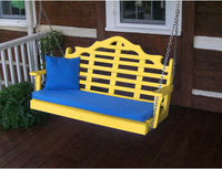 Porch Swing - A&L Furniture Company Marlboro Recycled Plastic 5ft Porch Swing