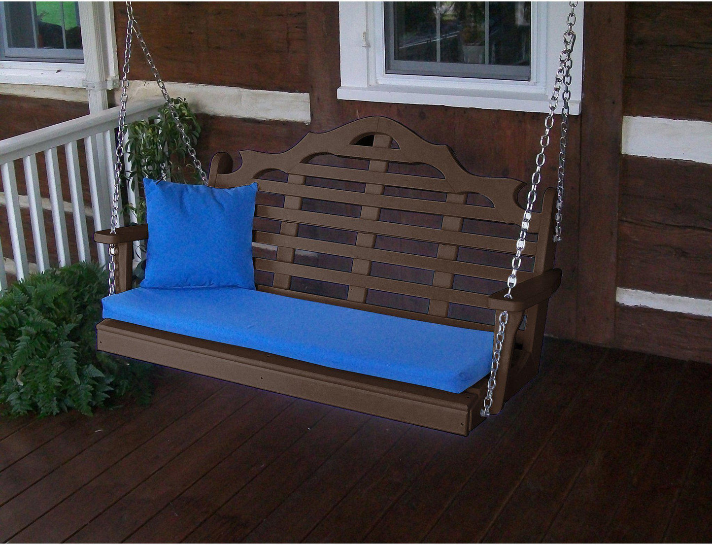 Porch Swing - A&L Furniture Company Marlboro Recycled Plastic 5ft Porch Swing