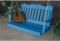 Porch Swing - A&L Furniture Company Royal English Recycled Plastic 4ft Porch Swing