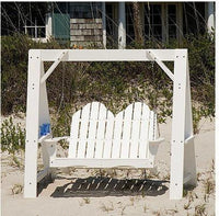 Porch Swing - Wildridge Recycled Plastic Classic Adirondack 4ft Porch Swing